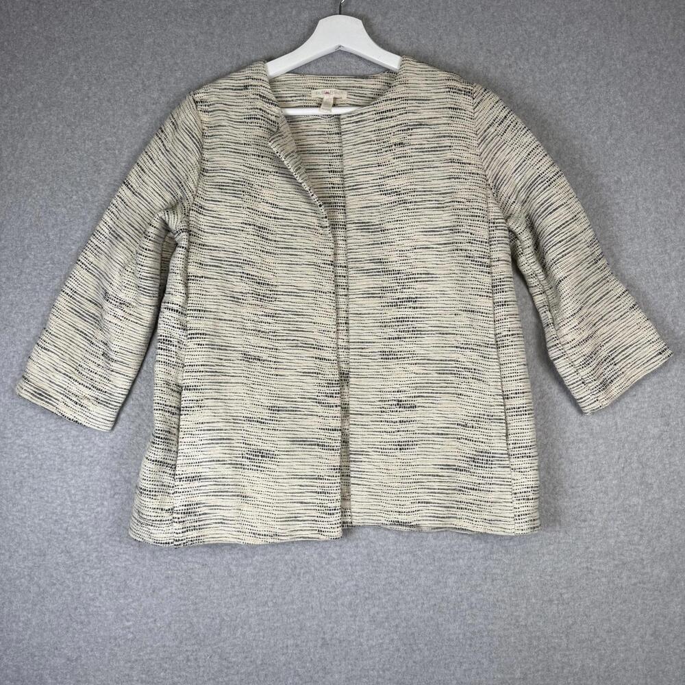 Eileen Fisher Women's Size XS Gray Open Front Cardigan Sweater